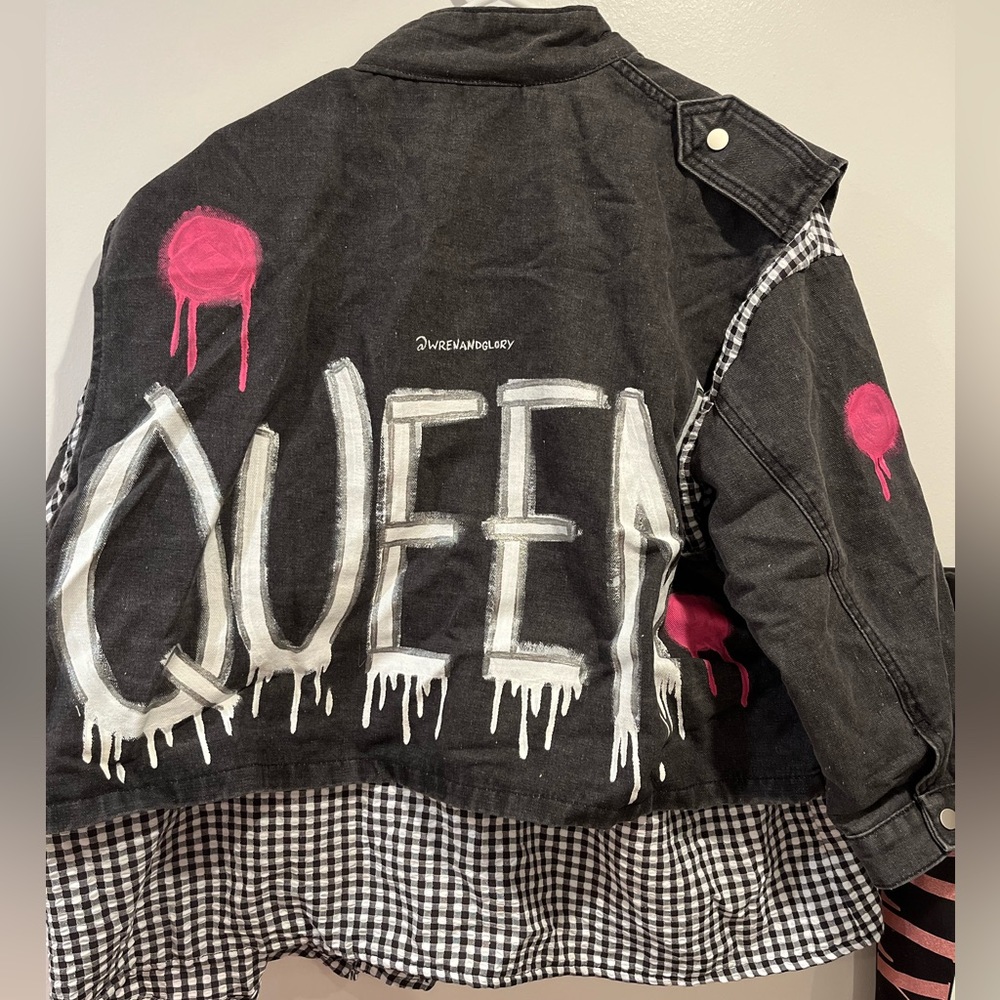 “Metallic Queen” Jean Jacket Wren + Glory